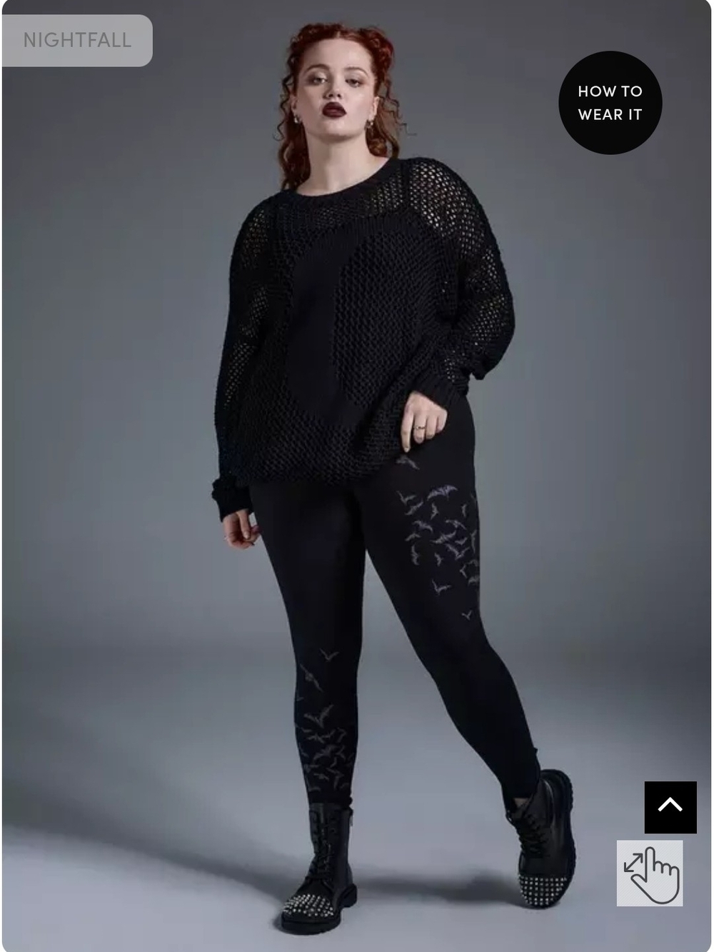 Torrid NWT Nightfall Bat-Print Leggings